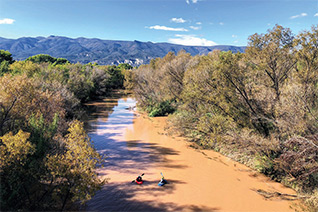 Kayakers on the Verde River